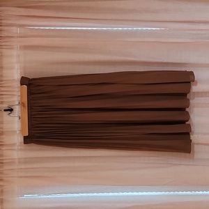 Medium Shein High Waist Pleated Skirt Midi Swing Skirt